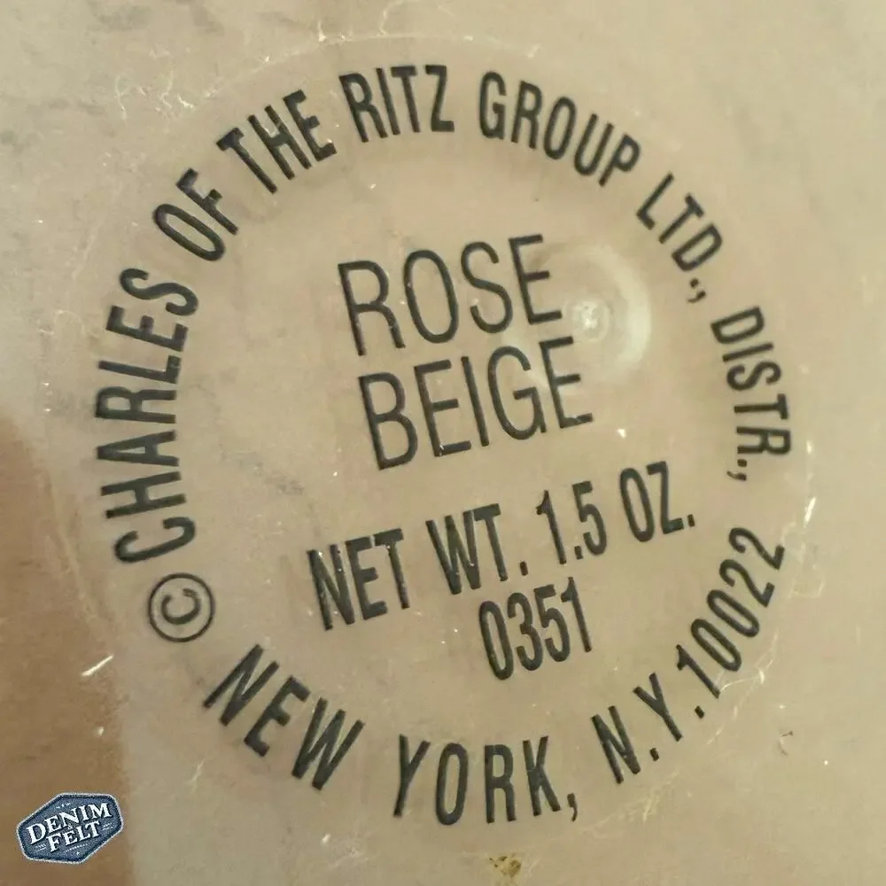 Charles of the Ritz Custom Blended Powder Rose Beige 1.5oz Vintage New in Box